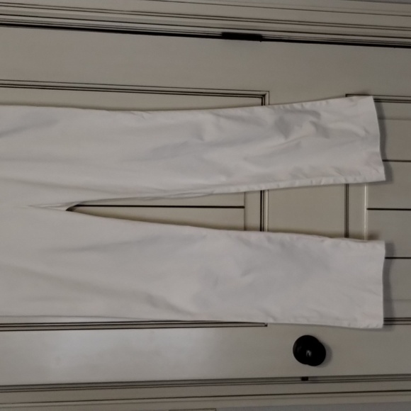 Lauren Ralph Lauren Hi Waist Size 10 White Trouser Pant - Picture 3 of 12